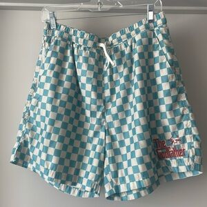 The Godfather ShoePalace Collab Checkered Shorts - Blue
